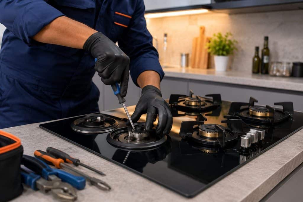 Gas stove repair